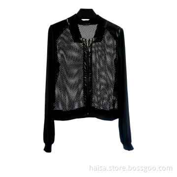 Women's Black Long Sleeved Blouse